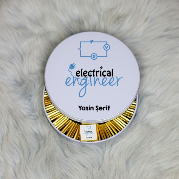 Electrical Engineer Metal Kutuda Çikolata 100 Adet