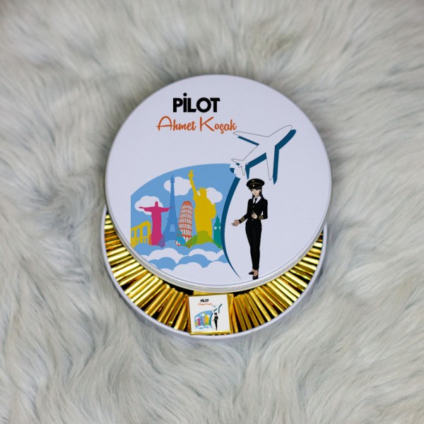 Pilot Metal Kutuda Çikolata 100 Adet