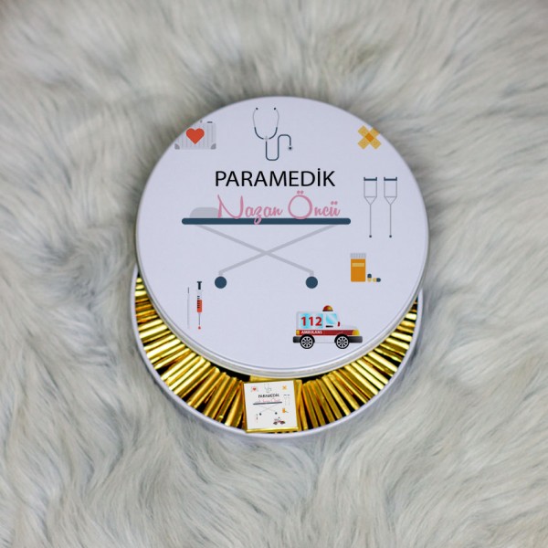 Paramedik Metal Kutuda Çikolata 100 Adet 002