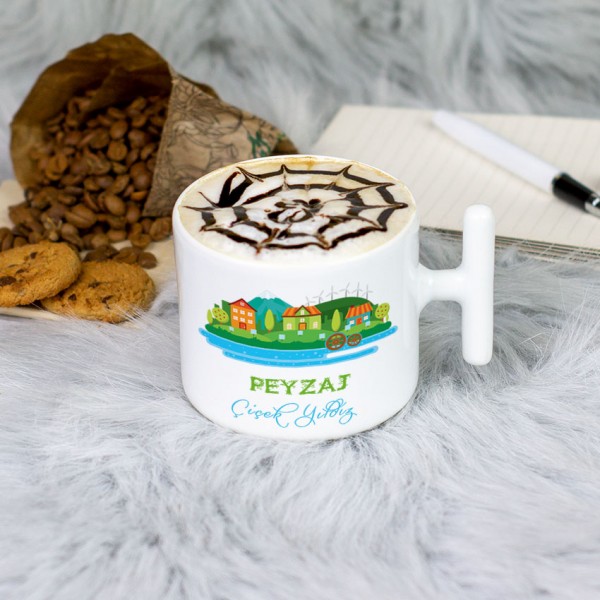 Peyzaj Latte Fincanı