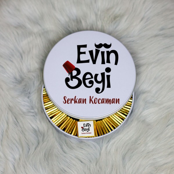 Evin Beyi Metal Kutuda Çikolata 100 Adet