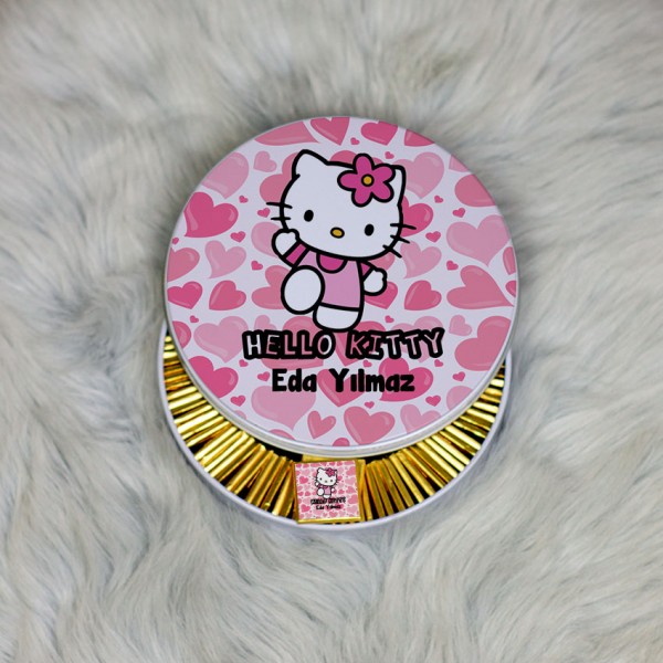 Hello Kitty Metal Kutuda Çikolata 100 Adet