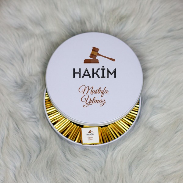 Hakim Metal Kutuda Çikolata 100 Adet 001