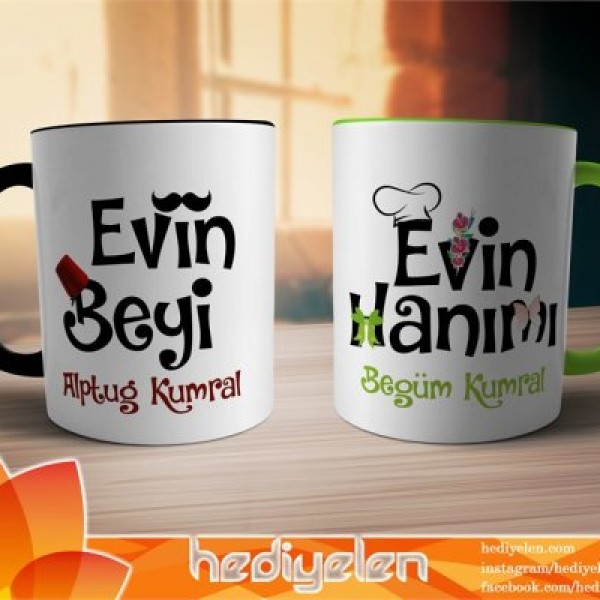 Evin Beyi - Evin Hanımı Kupa Bardak