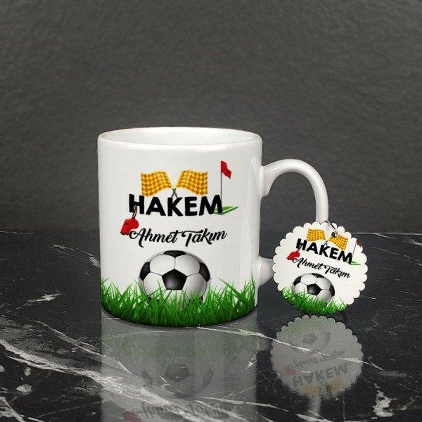 Hakem Kupa Bardak ve Anahtarlık Set